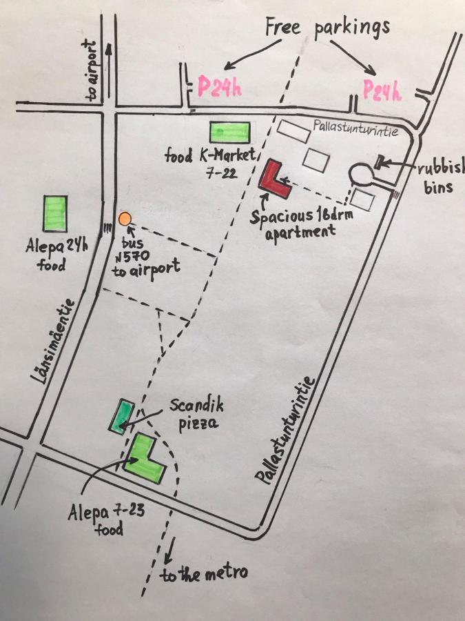 Spacious 1Bdrm Apartment Near Metro. Free Parking 반타 외부 사진